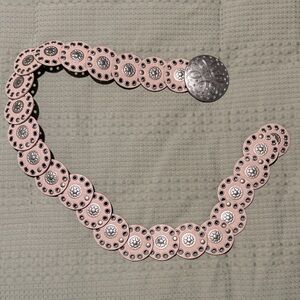 Stylish cream and Silver Women's Belt